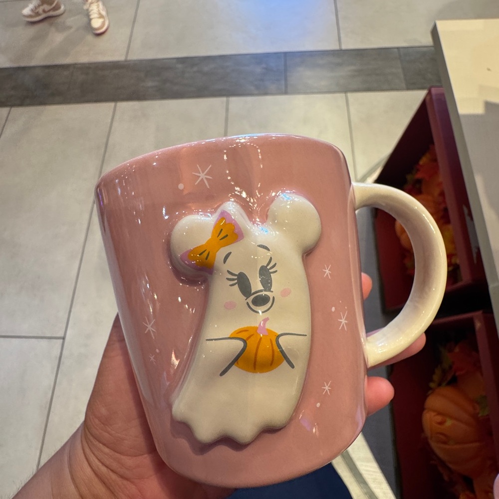 Brand new, Disney Minnie ghost cutie ceramic mug